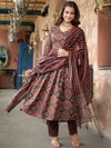 Maroon Colour Rayon Printed Kurti With Pant Dupatta Wholesale  Market In Surat With Price Aaradhna 2038